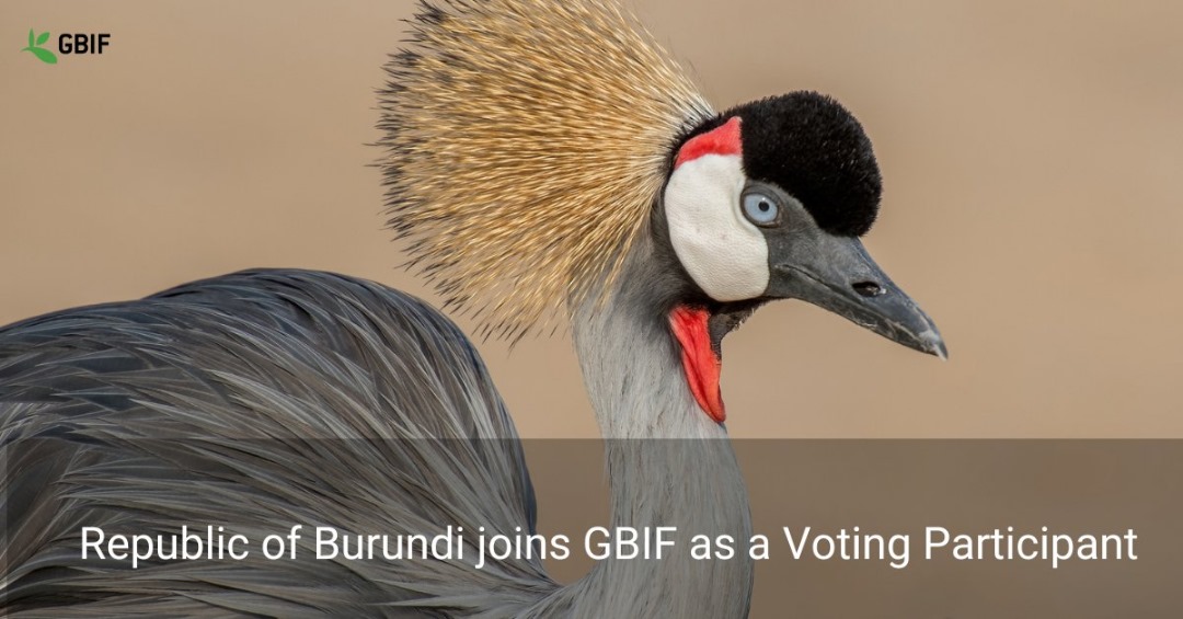 La République du Burundi rejoint le GBIF en tant que participant votant